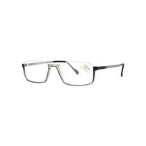 Óculos de Grau Stepper Titanium Cinza Retangular