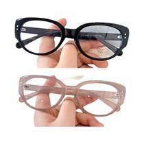 Óculos De Grau Transparentes Ultraleves Com Armação Quadrada Anti-luz Azul 2 Peças Óculos De Grau Transparentes Ultraleves Com Armação Quadrada Anti-luz Azul 2 Peças