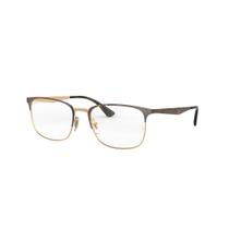 Óculos de Grau Unissex Ray Ban RB6421 3001 54 Metal Marrom