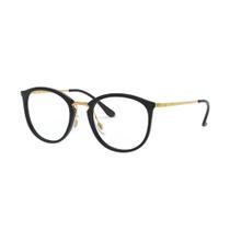 Óculos de Grau Unissex Ray ban RB7140 2000 Acetato Preta