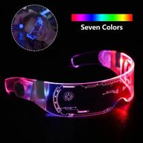 Óculos De LED Coloridos Luminosos Para Música Bar KTV Neon Party