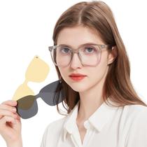 Óculos de Leitura AEZUNI com Clip-On e Proteção contra Luz Azul Óculos de Leitura AEZUNI com Clip-On e Proteção contra Luz Azul