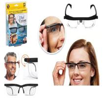 Oculos de leitura ajustavel perto longe miopia armacao portatil dial vision foco leitura distancia - MAKEDA