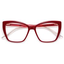 Óculos de Leitura AMOMOMA AM6031 Vermelho Gatinho 2.5x
