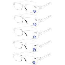 Óculos de leitura AQWANO Blue Light Blocking, pacote com 5 unidades e 1,5