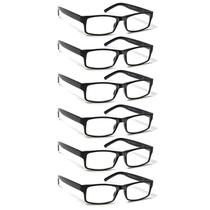 Óculos de leitura BIENCOOL Traditional Frames, pacote com 6 +4,00