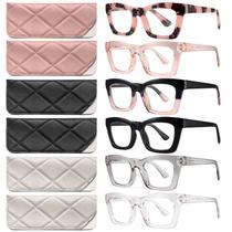 Óculos de leitura CCVOO Stylish Blue Light Filter Women Óculos de leitura CCVOO Stylish Blue Light Filter Women