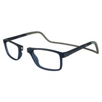 Óculos de leitura Clic Barat Dobrable Soft Band Matte Blue 1.50