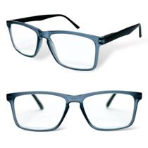 Óculos De Leitura Com Grau e Sem Grau Quadrado 1.00 Até 4.00 Perto Descanso 2023164