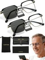 Óculos de Leitura com Zoom Inteligente ILHHTCN Sem Armação Dourado Óculos de Leitura com Zoom Inteligente ILHHTCN Sem Armação Dourado
