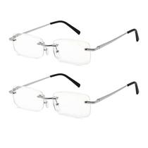 Óculos de Leitura DBEFTLI Sem Aro com Filtro de Luz Azul 2.00 2 Pares Óculos de Leitura DBEFTLI Sem Aro com Filtro de Luz Azul 2.00 2 Pares