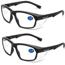 Óculos de leitura de segurança ProtectX 1.5 Diopter UV Protection Óculos de leitura de segurança ProtectX 1.5 Diopter UV Protection