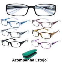 Oculos de Leitura/Descanso - com grau (de +1,00 até +5,00)