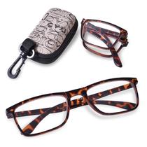 Óculos de leitura dobráveis OPTOFENDY Tortoise Blue Light