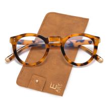 Óculos de leitura EASY READ Retro Round Blue Light Block +1,75