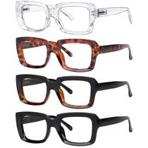 Óculos de leitura Eyekepper Stylish Oversize Square Women Óculos de leitura Eyekepper Stylish Oversize Square Women