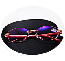 Óculos De Leitura Feminino Sem Aro SP-214 Armação Com Grau anti luz azul Perto Descanso Presbiopia - SHOP-1