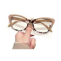 Óculos De Leitura Femininos Estilosos Com Armação Em Bloco De Cores E Lentes Transparentes, Moda Óculos De Leitura Femininos Estilosos Com Armação Em Bloco De Cores E Lentes Transparentes, Moda