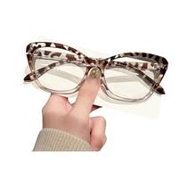 Óculos De Leitura Femininos Estilosos Com Armação Em Bloco De Cores E Lentes Transparentes, Moda Óculos De Leitura Femininos Estilosos Com Armação Em Bloco De Cores E Lentes Transparentes, Moda