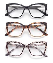 Óculos de leitura FoxMook Oprah Style Frame Women 1.25 Óculos de leitura FoxMook Oprah Style Frame Women 1.25