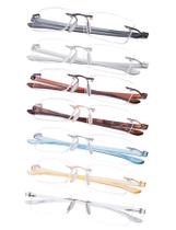 Óculos de leitura Gr8Sight Rimless, pacote com 7 lentes pequenas