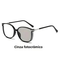 Óculos De Leitura HD Femininos Com Armação Grande, Fotossensíveis, Com Mudança De Cor E Anti Luz