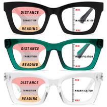 Óculos de leitura Hubeye Progressive Multifocus +1,75 para mulheres Óculos de leitura Hubeye Progressive Multifocus +1,75 para mulheres