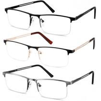 Óculos de leitura JJWELL Blue Light Blocking Metal Frame