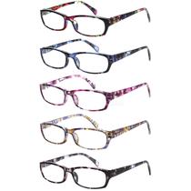 Óculos de leitura Kerecsen Fashion Ladies, 5 pares para mulheres