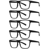 Óculos de leitura Kerecsen, pacote com 5, bloco de luz azul de grandes dimensões Óculos de leitura Kerecsen, pacote com 5, bloco de luz azul de grandes dimensões