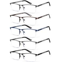 Óculos de leitura KONHAGO Blue Light Blocking para homens Óculos de leitura KONHAGO Blue Light Blocking para homens