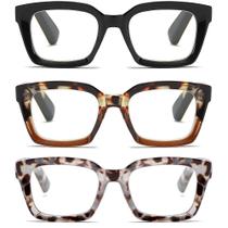 Óculos de leitura LOUOL HCB para mulheres Oprah Style +1.0