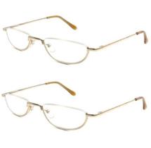 Óculos de Leitura Lynwood Gold Meio Aro 2 Pares