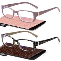 Óculos de leitura Madison Avenue Classic Blue Light +2.0