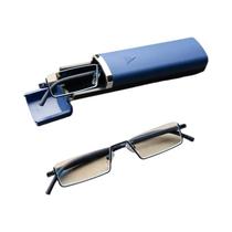 Óculos De Leitura Masculinos Com Bloqueio De Luz Azul, Armação De Metal, Lentes De Aumento Para