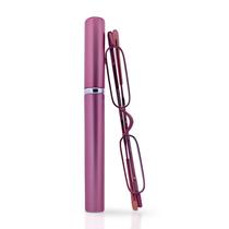 Óculos de Leitura MicroVision Mini +2.00 Roxo em Aço Inoxidável Óculos de Leitura MicroVision Mini +2.00 Roxo em Aço Inoxidável