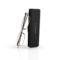 Óculos de Leitura MicroVision Optical Armação Dourada 3x Óculos de Leitura MicroVision Optical Armação Dourada 3x