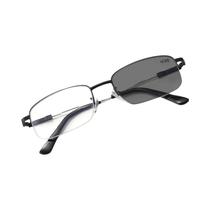 Óculos De Leitura Multifocais Fotochromic De Titânio Anti Luz Azul Progressivos 1.0-3.5 Para Homens