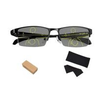 Óculos De Leitura Multifocais Fotocromáticos Masculinos Meio Aro Inteligentes Anti-Luz Azul Para Óculos De Leitura Multifocais Fotocromáticos Masculinos Meio Aro Inteligentes Anti-Luz Azul Para