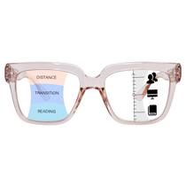 Óculos de leitura multifoco progressivos OPTOFENDY femininos 2.5x Óculos de leitura multifoco progressivos OPTOFENDY femininos 2.5x
