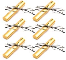 Óculos de Leitura Newbee Fashion Kit com 6 Unidades +1.50 Estojo Dourado Óculos de Leitura Newbee Fashion Kit com 6 Unidades +1.50 Estojo Dourado