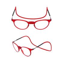 Óculos De Leitura Portáteis Anti-Luz Azul Ultra-leves Com Armação Redonda Magnética Para Homens E