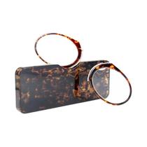 Óculos De Leitura Portáteis Ultra Leves E Ultra Finos Sem Hastes Para Homens E Mulheres Com Estojo