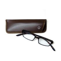 Óculos de leitura pronto retangular marrom demi Óculos de leitura pronto retangular marrom demi
