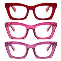 Óculos de leitura prtcslwd Oprah Style Oversize Square