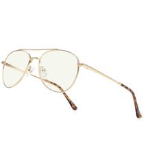 Óculos de leitura RB.Pilot Blue Light Aviator Metal Frame