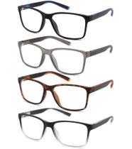 Óculos de leitura Readersoul Blue Light Blocking +2,5 para homens, pacote com 4 Óculos de leitura Readersoul Blue Light Blocking +2,5 para homens, pacote com 4