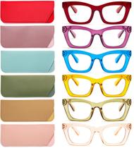 Óculos de leitura REAVEE Oprah Style Blue Light Blocking 2.5