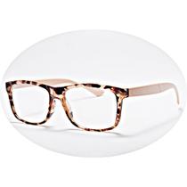 Óculos De Leitura Redondo Aro Metal Com Grau Perto Descanso Presbiopia