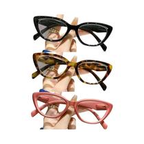 Óculos De Leitura Retro Femininos Estilo Gato Com Proteção Contra Luz Azul Para Rosto Quadrado E